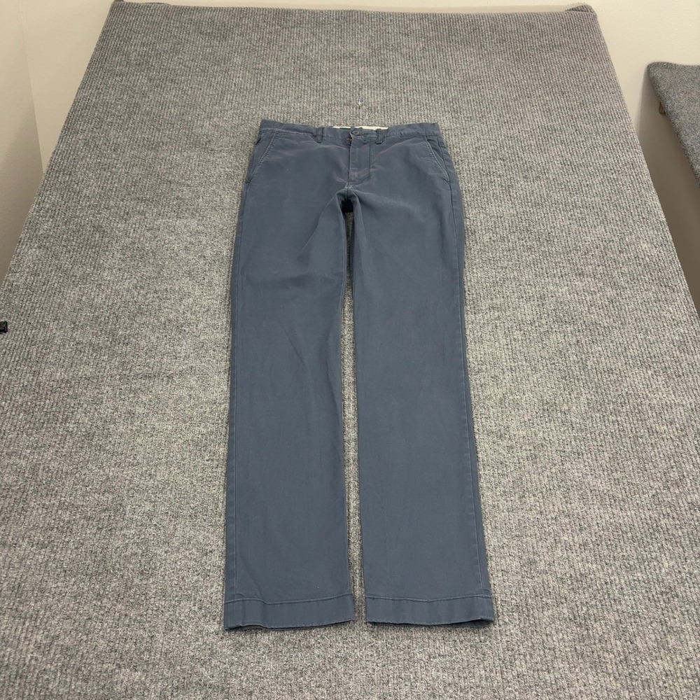 J Crew Pants Mens 28x32 Blue Cotton‎ Stretch Slim Chino Casual Preppy
